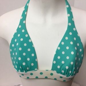 victoria secret top green floral extra small used